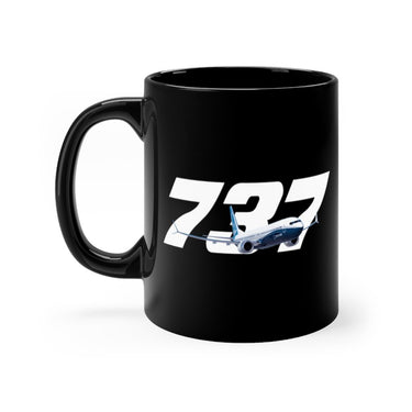 BOEING 737 DESIGNED MUG Printify